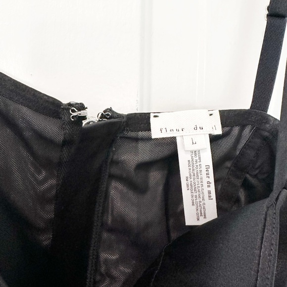 Fleur Du Mal Silk Bodysuit (L) - Picture 9 of 9